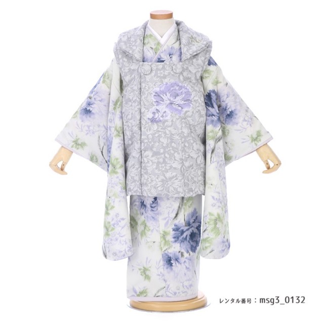 3歳女の子被布着物画像