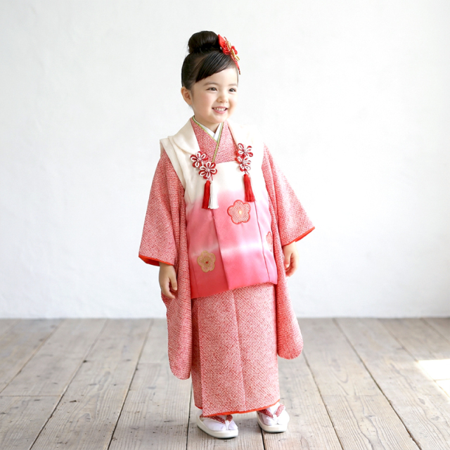 七五三レンタル着物3歳女の子モデル画像