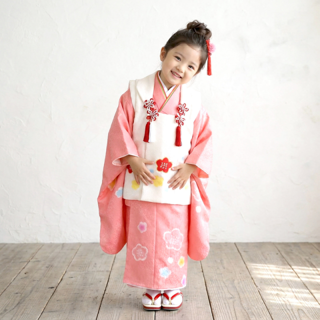 七五三レンタル着物3歳女の子モデル画像