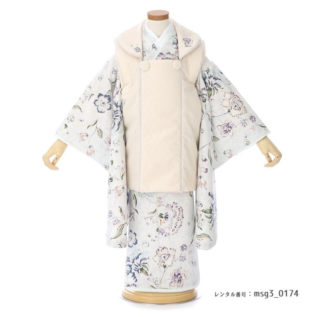 3歳女の子被布着物画像