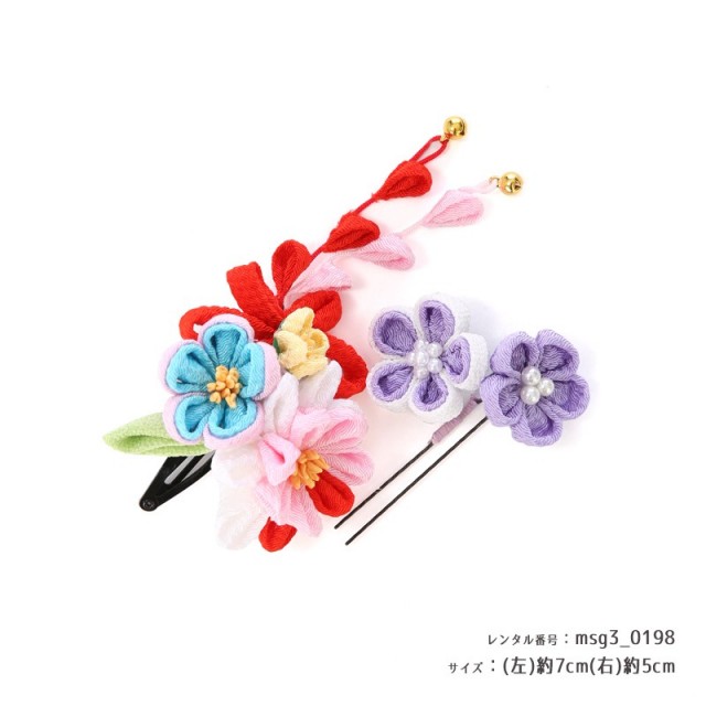 3歳女の子被布着物画像