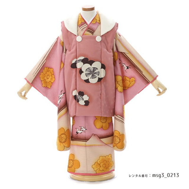 3歳女の子被布着物画像