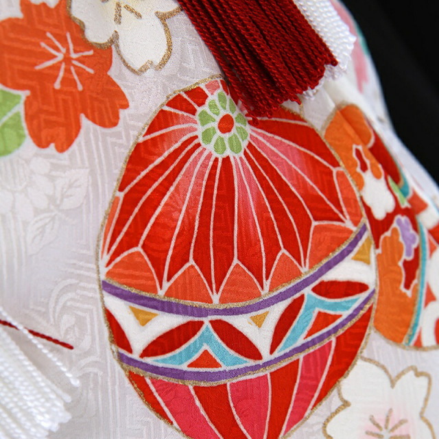 3歳女の子被布着物画像