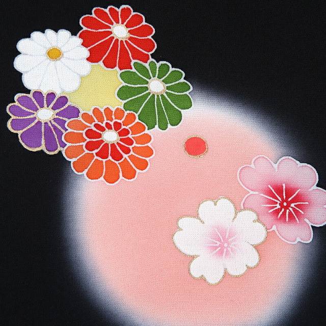 3歳女の子被布着物画像