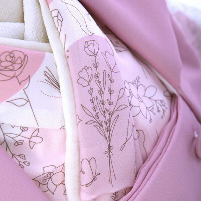 3歳女の子被布着物画像