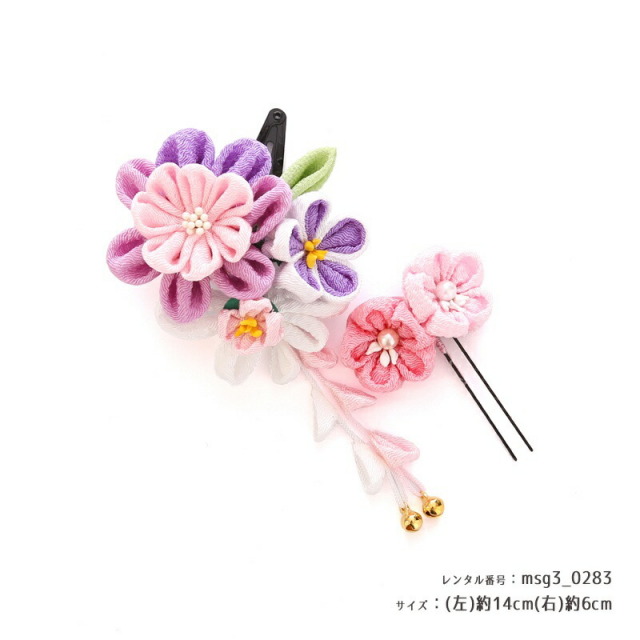 3歳女の子被布着物画像