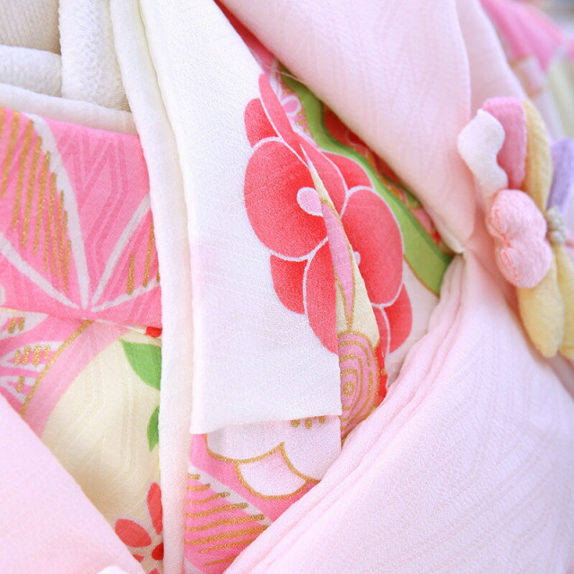 3歳女の子被布着物画像