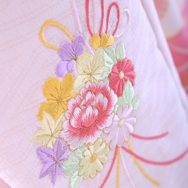 3歳女の子被布着物画像