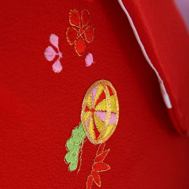 3歳女の子被布着物画像