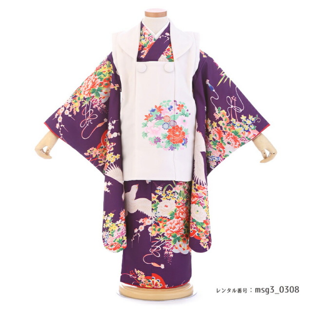 3歳女の子被布着物画像