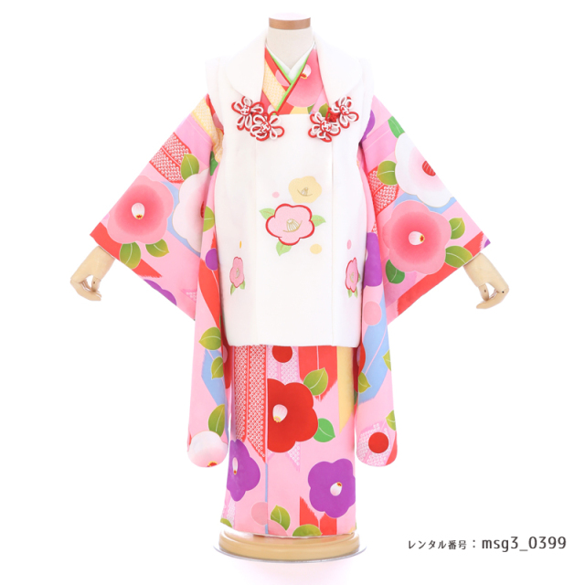 七五三✿七五三着物✿3歳女の子✿着物✿被布✿被布セット✿着付け小物✿3歳✿正絹 msg3_0399】 3歳着物七五三レンタル被布｜着物レンタルマイセレクト
