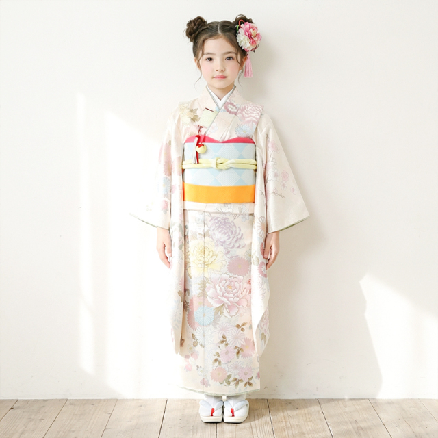 7歳着物レンタル着用モデル画像
