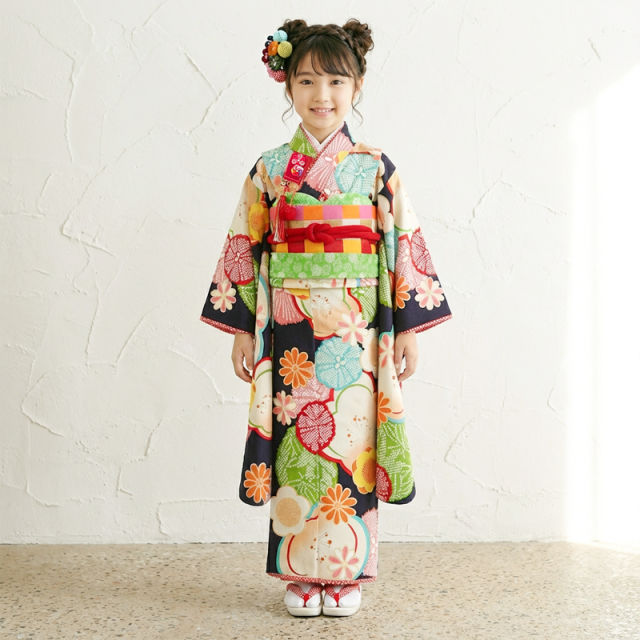 7歳着物レンタル着用モデル画像