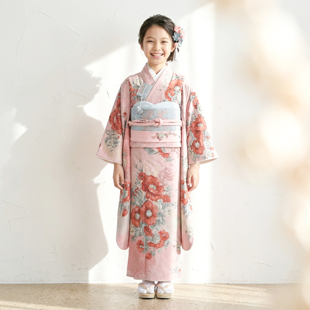 7歳着物レンタル着用モデル画像