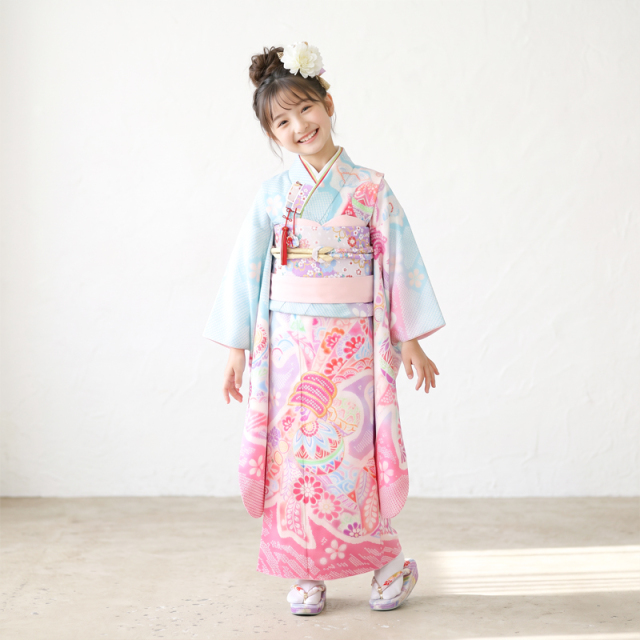 7歳女の子着物レンタル商品画像