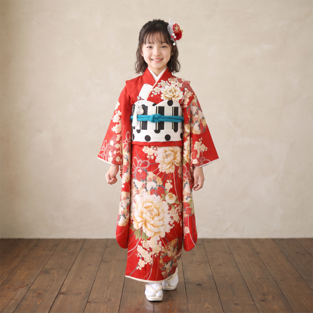 7歳女の子着物レンタル商品画像