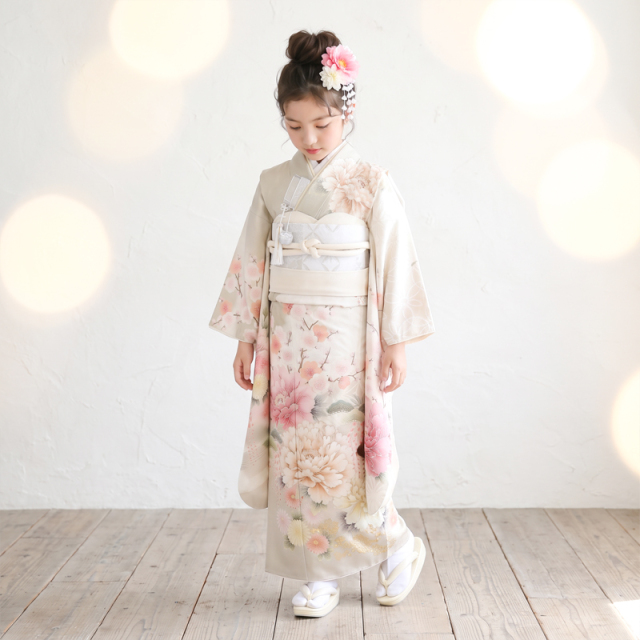 7歳女の子着物レンタル商品画像