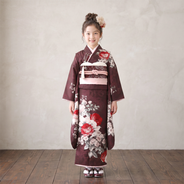 7歳女の子着物レンタル商品画像