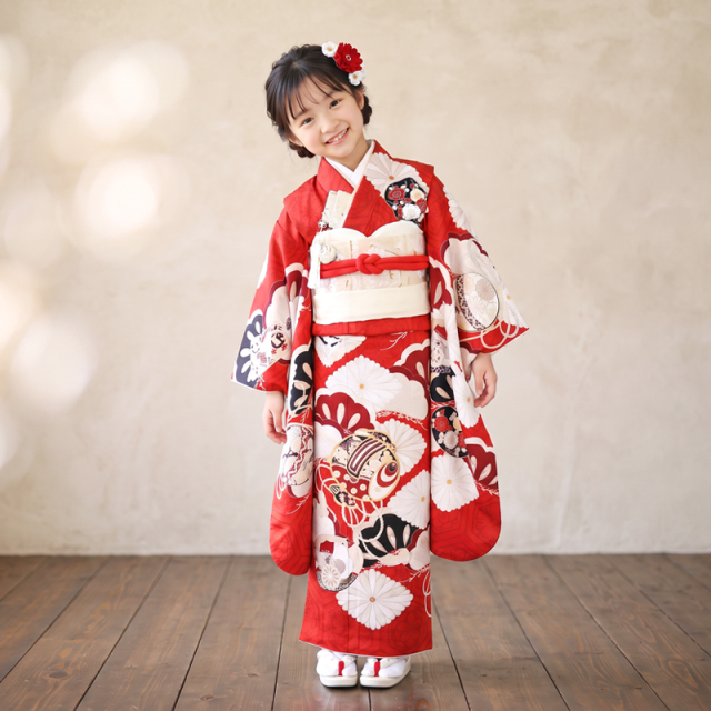 7歳女の子着物レンタル商品画像