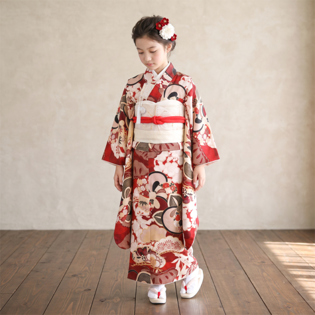 7歳女の子着物レンタル商品画像
