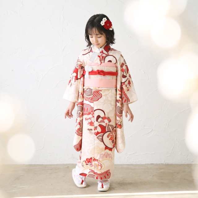 7歳女の子着物レンタル商品画像