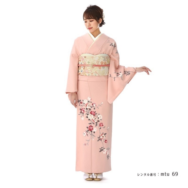 付下げ・訪問着 SEIKO MATSUDA サーモンピンク/mtu_69 