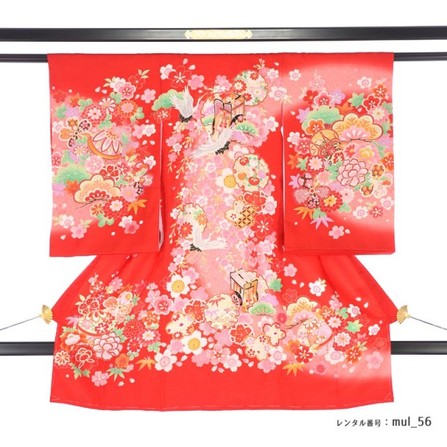 5378◆みーやん様おまとめ◆アンティーク女の子着物など3点 冊子文様刺繍名古屋帯 ご売約済帯22-06-33 | アンティーク着物の