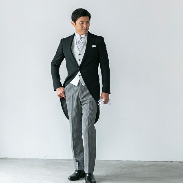 ゼニアモーニングを着たモデル