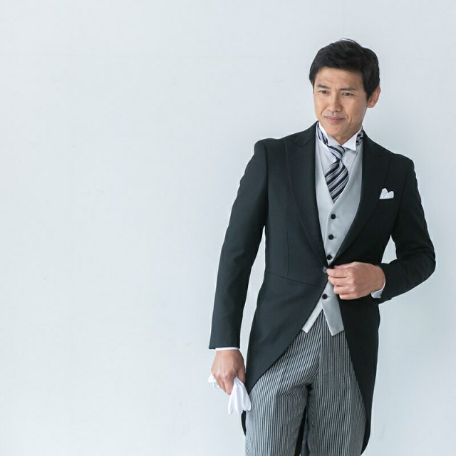 ゼニアモーニングを着たモデル