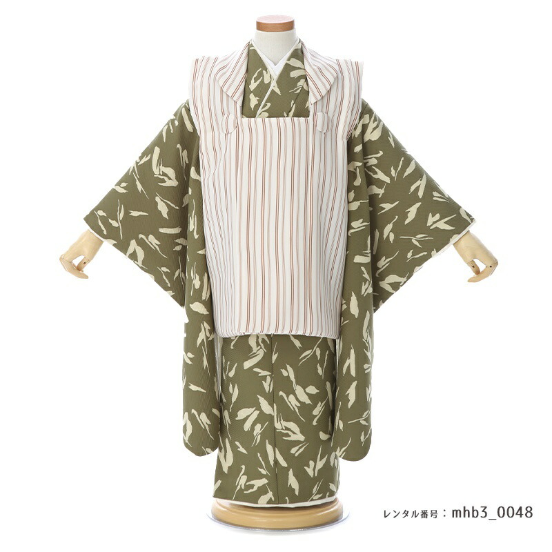 3歳男の子被布着物画像