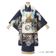 3歳男の子被布着物画像