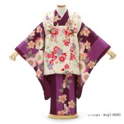 3歳女の子被布着物画像