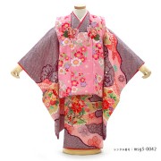 3歳女の子被布着物画像