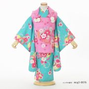 3歳女の子被布着物画像