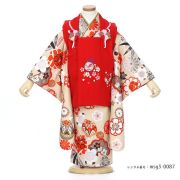 3歳女の子被布着物画像