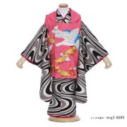 3歳女の子被布着物画像