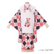 3歳女の子被布着物画像