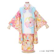 3歳女の子被布着物画像