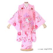 3歳女の子被布着物画像