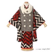 3歳女の子被布着物画像