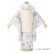 3歳女の子被布着物画像