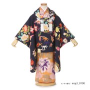 3歳女の子被布着物画像