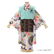 3歳女の子被布着物画像