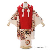 3歳女の子被布着物画像