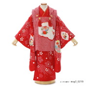 3歳女の子被布着物画像
