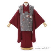 3歳女の子被布着物画像