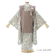 3歳女の子被布着物画像