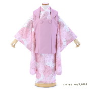 3歳女の子被布着物画像