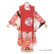 3歳女の子被布着物画像