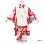 3歳女の子被布着物画像